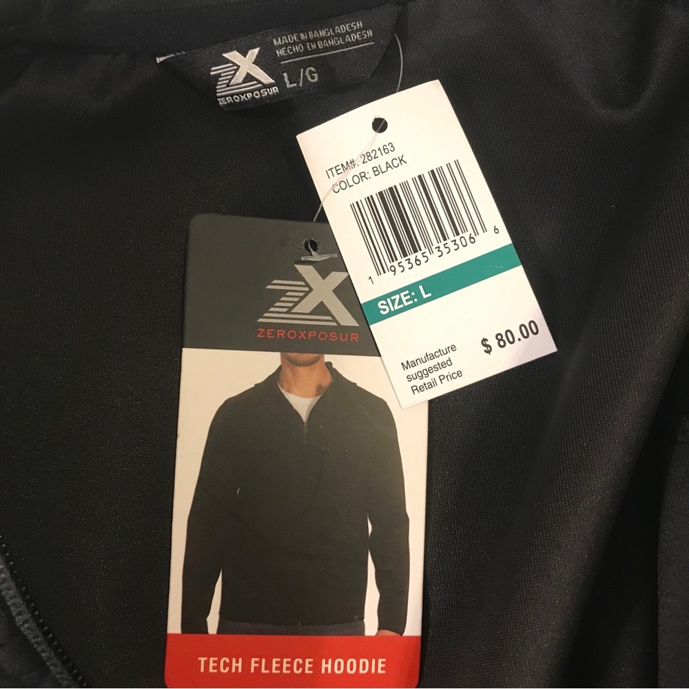 ZX zeroxposur L Tech Fleece Hoodie New w/tags Never worn